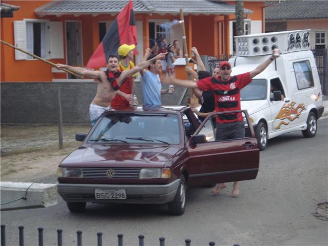 Alegria dos rubro negros em Sidera