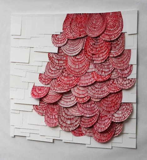 paper arts | works on sewn paper