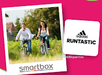 Logo Concorso Pink Lady "Estate in movimento" : vinci cofanetti Smartbox e 100 abbonamenti App Adidas Running e Training