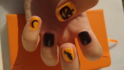 donuth, channel, halloween, manicure, maquillaje, pumpkin, bat, moon, calabaza, murcielago, luna, orange, 