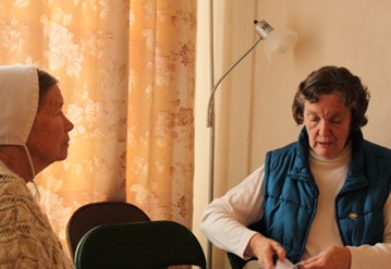 Susan and Martha at Stillwater Quarterly Meeting