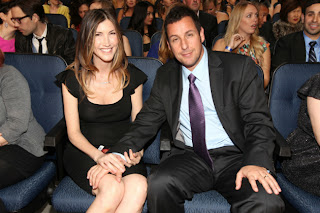 Adam Sandler with Wife