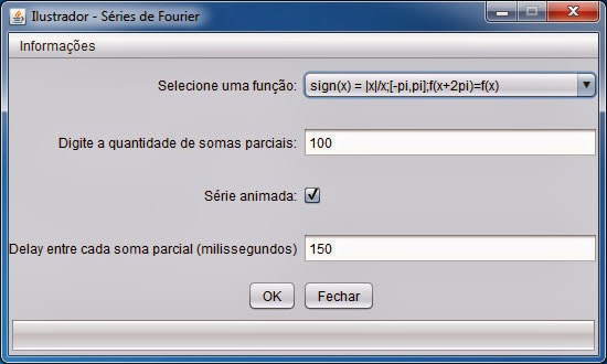 Programa em Java Série de Fourier