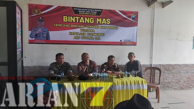 Polsek Nusawungu Adakan Sarasehan Bertajuk Bintang Mas