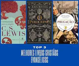 Top 3 Melhores Livros Cristãos Evangélicos