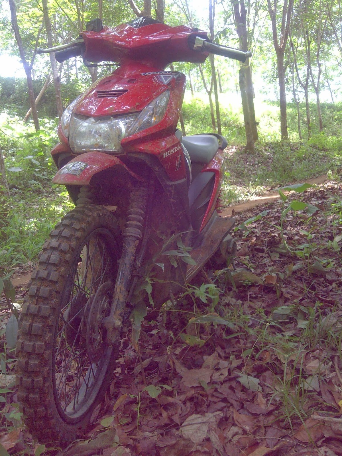 Modifikasi Honda Beat Trail