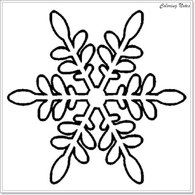 Snowflake Coloring Pages for Preschoolers, Simple Snowflake Coloring Pages Printable, Christmas Snowflake Coloring Pages