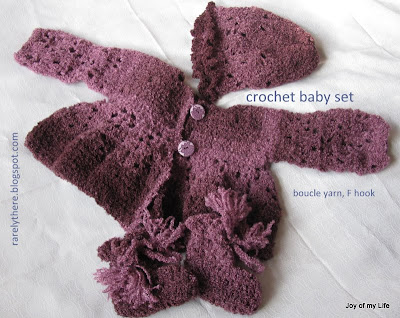 crochet baby sweater