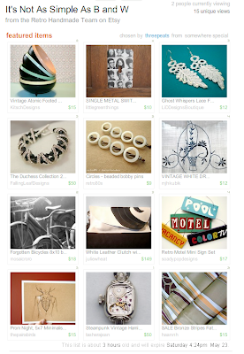 etsy team treasury list