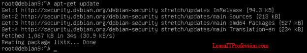 how configure internet proxy settings for debian