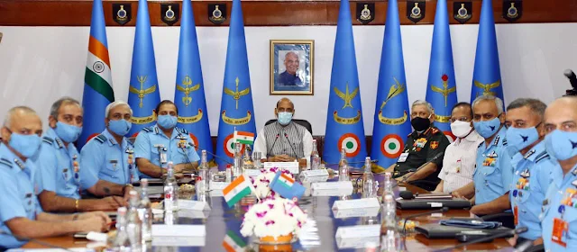 Defence Minister Rajnath Singh congratulates IAF for ''befitting'' response to sudden developments in eastern Ladakh