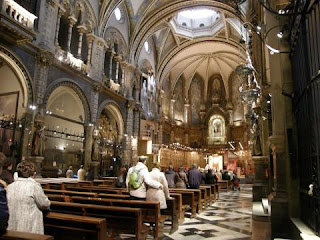 monasterio de montserrat interior