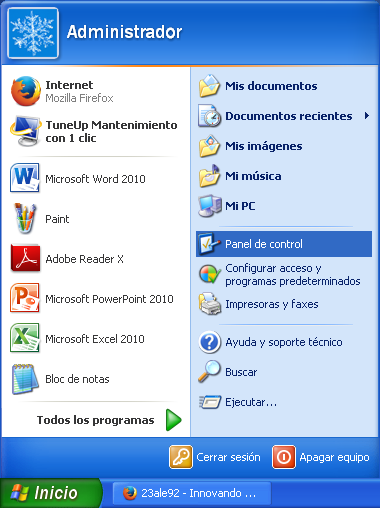 cambiar dns windows xp