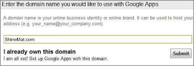 How to setup custom domain email address using gmail