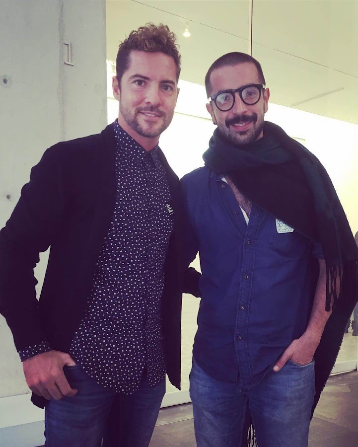 David Bisbal, Misael Maldonado, visita, Museo Universitario Arte Contemporaneo, Ciudad de Mexico