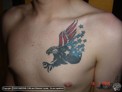 American Eagle Flying Tattoo Design picture.