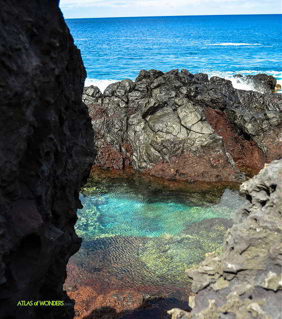 Easter Island volcanic rocks