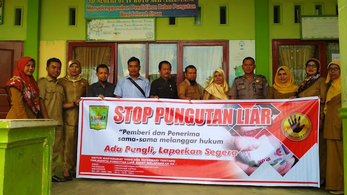 STOP Pungutan Liar Di Sekolah, Saber Pungli Padang Pariaman Sosialisasi ke Sekolah-Sekolah