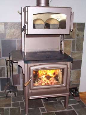 Calais Road: Wood Cook-Stove with Hot-Water Heater Attachment