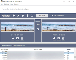 برنامج اكتشاف الصور المكررة Awesome Duplicate Photo Finder