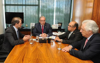 SEGUNDO A AGÊNCIA CÂMARA: DURANTE ENCONTRO COM O PRESIDENTE E REPRESENTANTE DA BANCADA EVANGÉLICA EDUARDO CUNHA, ASSOCIAÇÕES PEDEM VOTAÇÃO DO ESTATUTO DA LIBERDADE RELIGIOSA