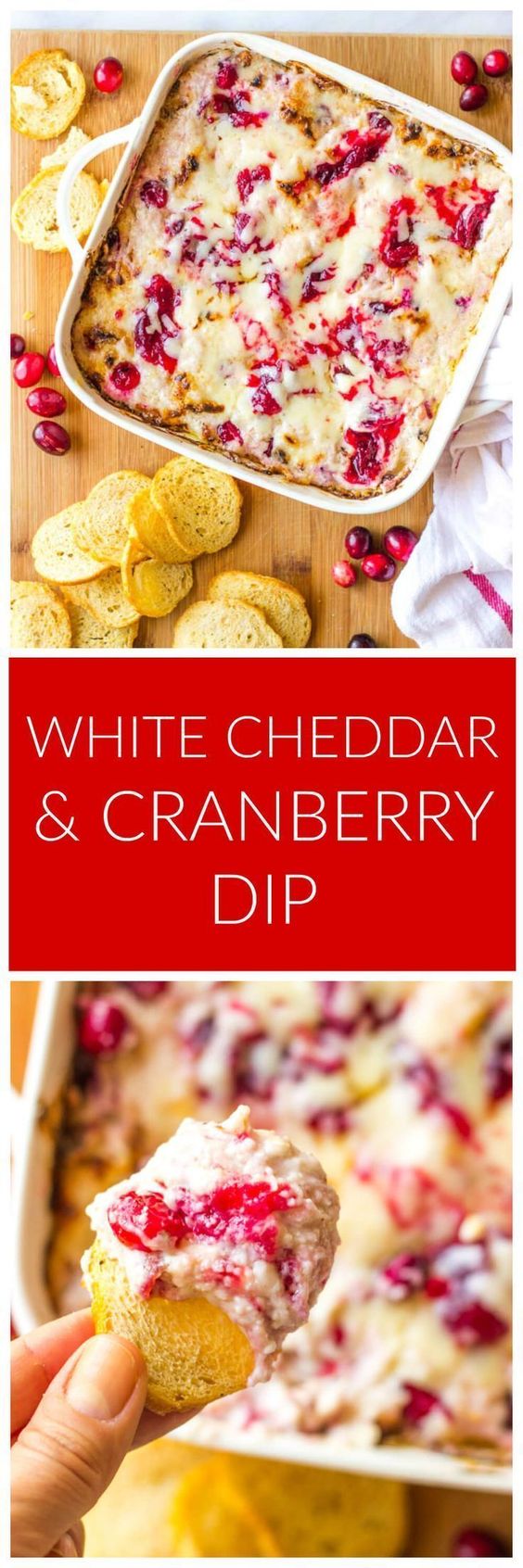 WHITE CHEDDAR AND CRANBERRY DIP