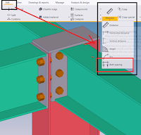 Tutorial Tekla Measure bolt spacing,Tutorial tekla indonesia