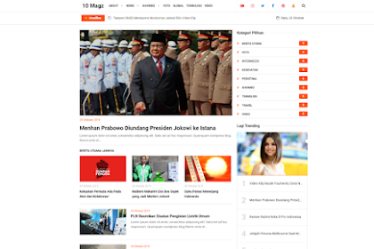 Free Download 10 Magz Responsive Blogger Template (Ten Magz)