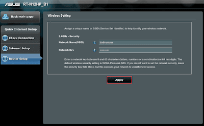 Tutorial Cara Setting Router ASUS RT-N12HP_B1 Sebagai Access Point