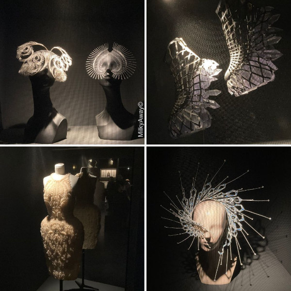 Cabinet de curiosités, huitième thématique issue de l'exposition "Sculpting the Senses" de Iris van Herpen au MAD Paris