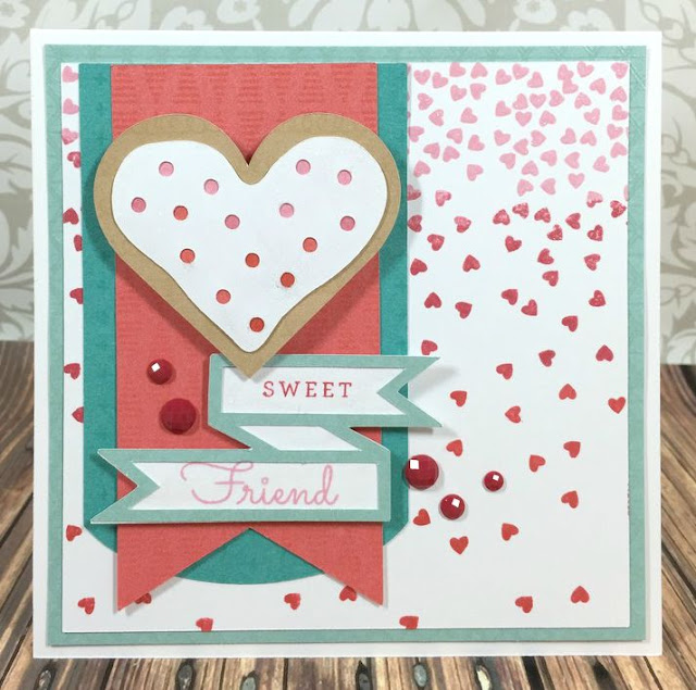 Cricut Artistry Heart Cookie Card