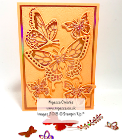 Butterfly Card Using Stampin' Up! Free Foil
