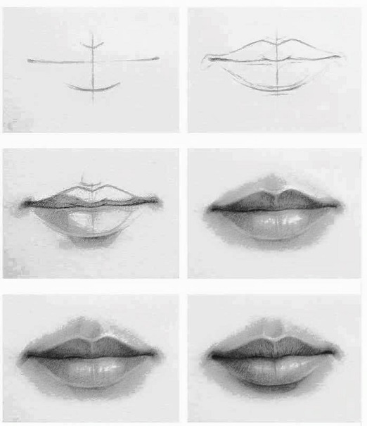 ¿Como Dibujar Bocas y Labios?