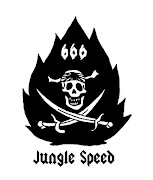 Logo de la team Jungle Speed. 3 dames aux corps affutés qui affrontent de . (jungle speed ac dc)