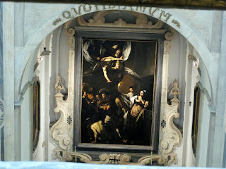 Caravaggio no Monte da Misericordia em Nápoles Itália