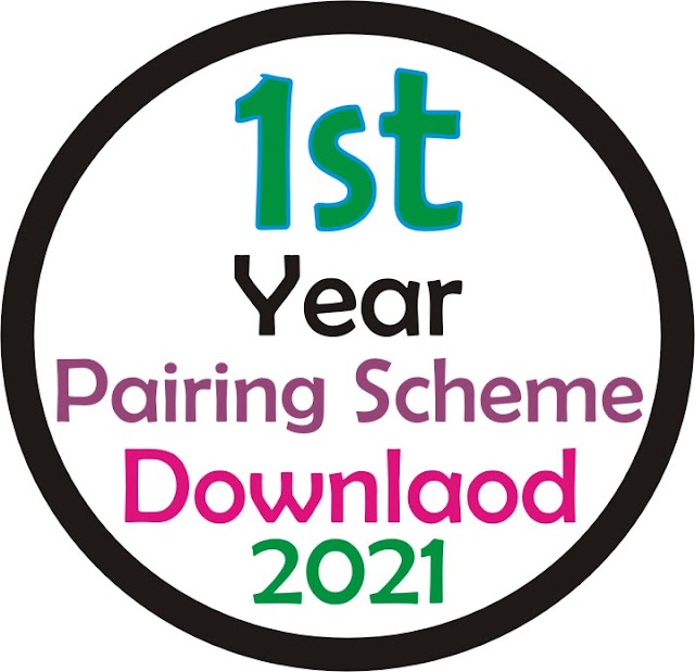 1st Year Pairing Scheme 2021 All Subject - Download PDF 11th Class Scheme of Study  