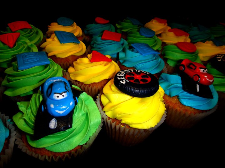 cars cake pops. Cars The Movie Cupcakes amp; Cake