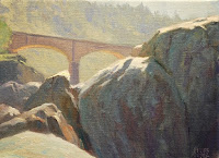  A Rocks View of No Hands Bridge by Frank Ordaz