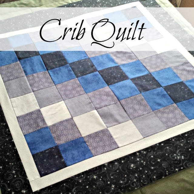 The making of the Starry Night crib quilt