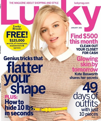 The January 2011 copy of Lucky Magazine on page 32, Isadora's Antique 