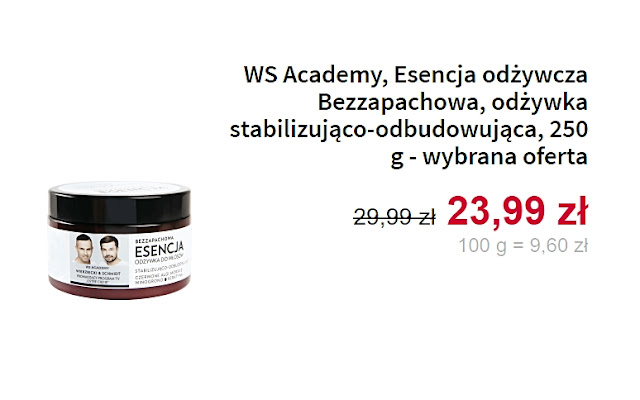 WS Academy, odżywka stabilizująco-odbudowująca