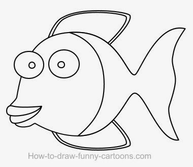 How To Draw Cartoon Fish