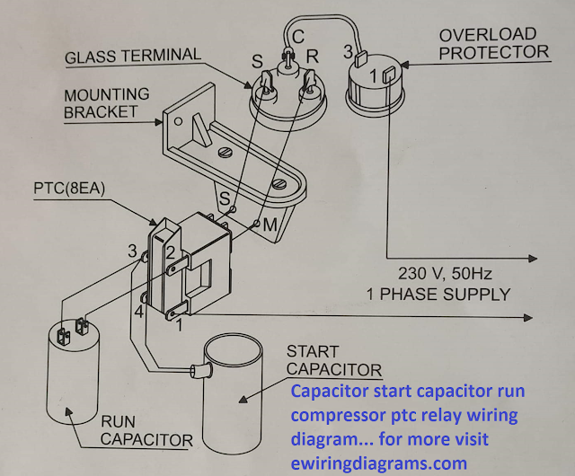 230 Volt Single Phase Compressor Wiring Diagram
