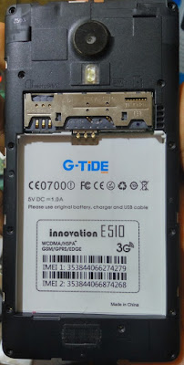 G-TiDE E510 FIRMWARE FLASH FILE MT6580 6.0 TESTED