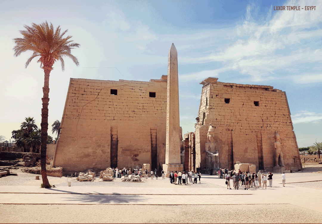 7 Beautiful Ancient Ruins This Is What They Would Look Like Today In Their Original Locations - Luxor Temple
