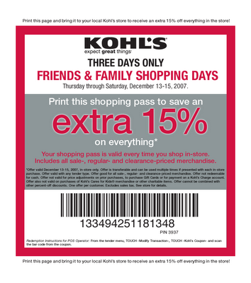 Kohl's Coupons