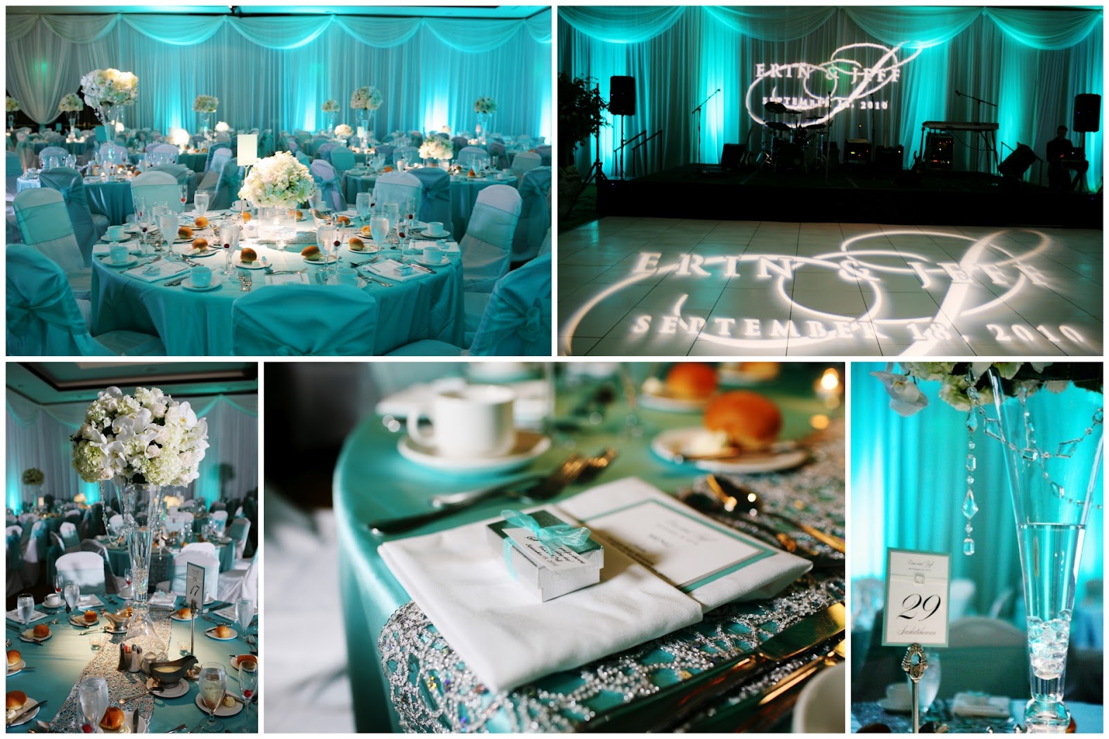 Aqua Blue Wedding Decorations