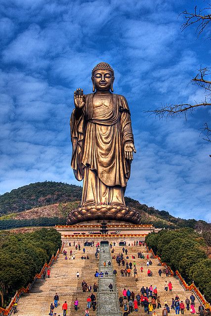 Buddha at Lingshan, Jiangsu, China