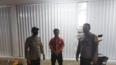 Polsek Carenang Polres Serang Tingkatkan KRYD dan Pendisiplinan Prokes  Gelar Patroli Malam