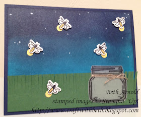 Craft with Beth: Jar of Love Firefly Thinking of You You Light Up My Life Stampin' Up! Card